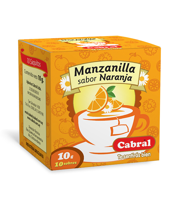 Té de Manzanilla con sabor Naranja